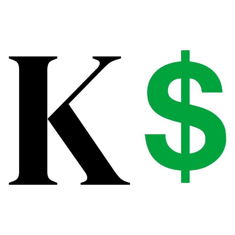 Buchstabe k Dollar