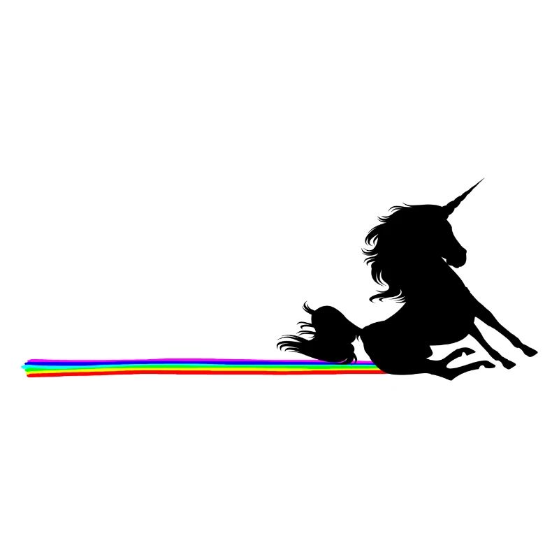 Einhorn Regenbogen Kacke