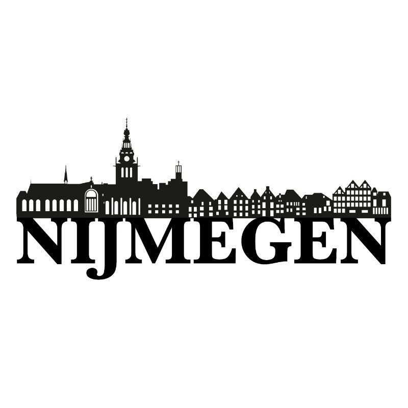 Nijmegen Netherlands skyline gift idea