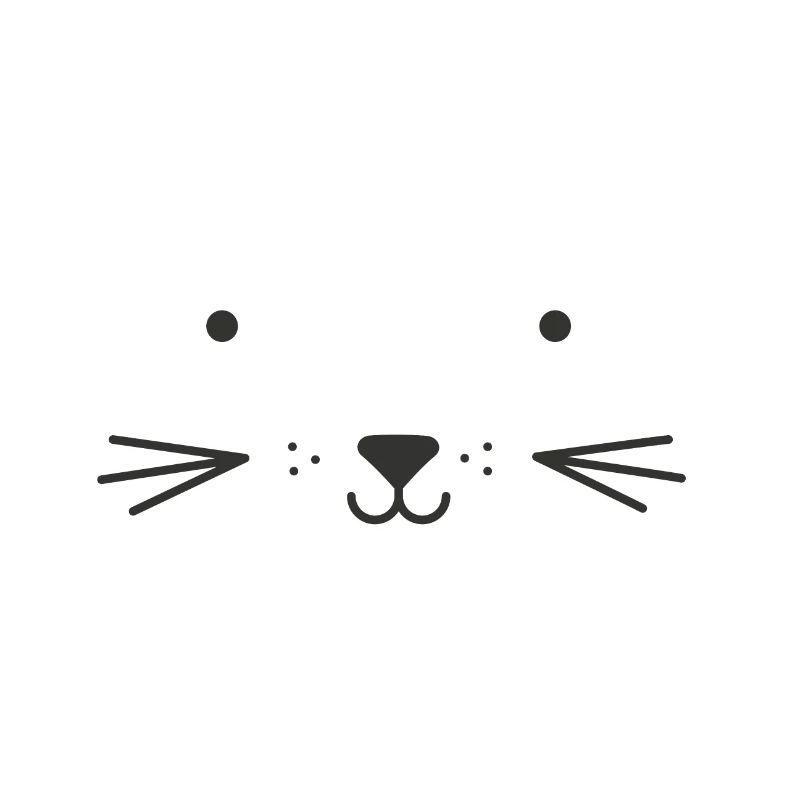 Visage de chat doux