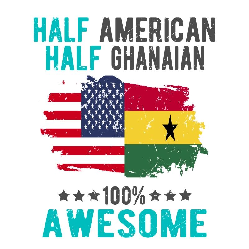 Half American Half Ghanese