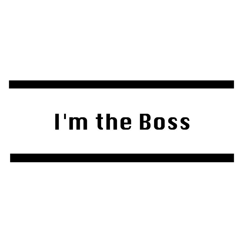 Ich bin der Boss