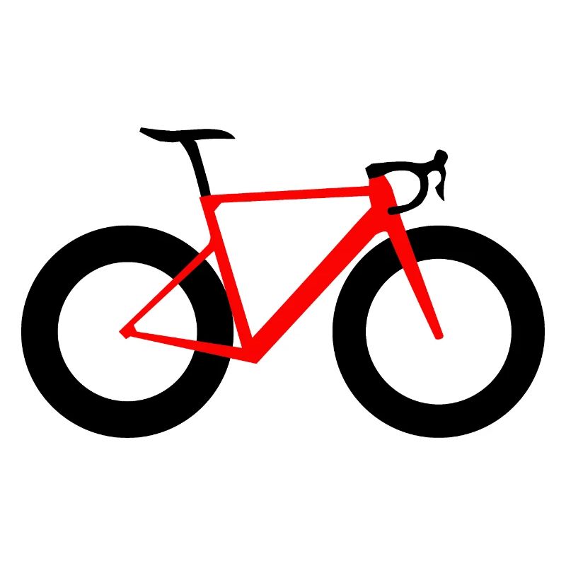 Vélo de course rouge