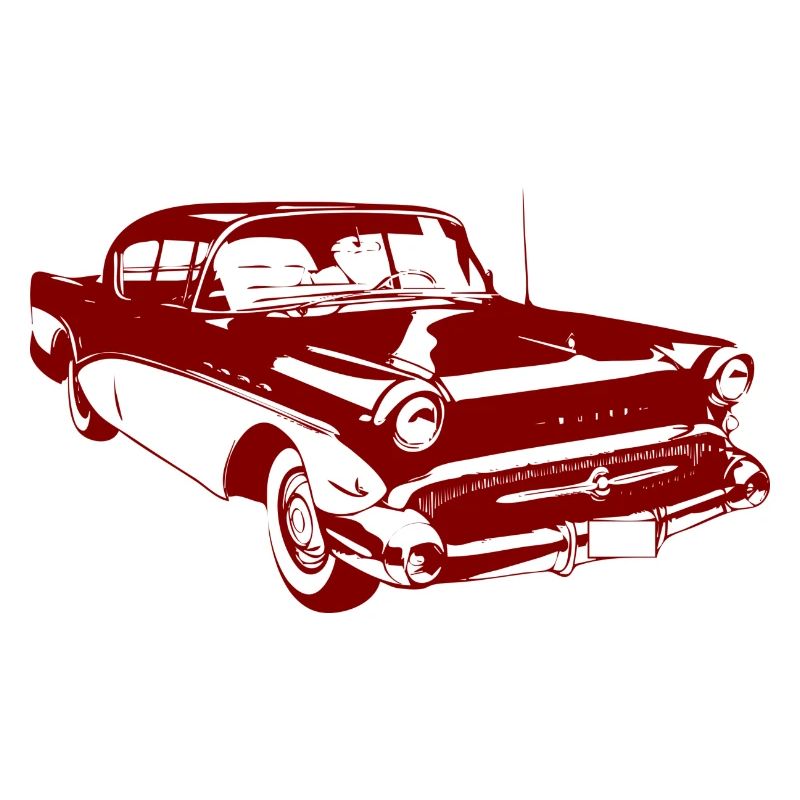 Oldtimer Trader - altes Auto - rot