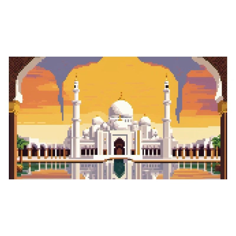 Sheikh Zayed Grand Mosque, Abu Dhabi, UAE, Pixel A