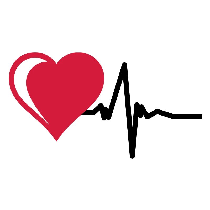 Heart with pulse