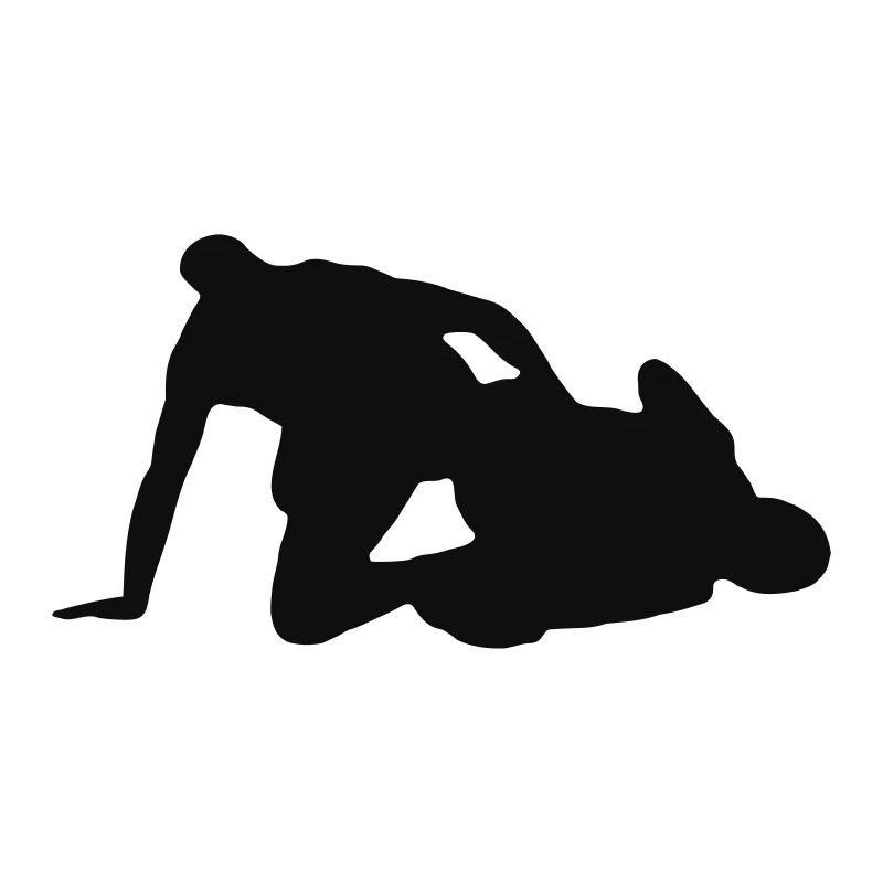 Grappling Leg Control Silhouette