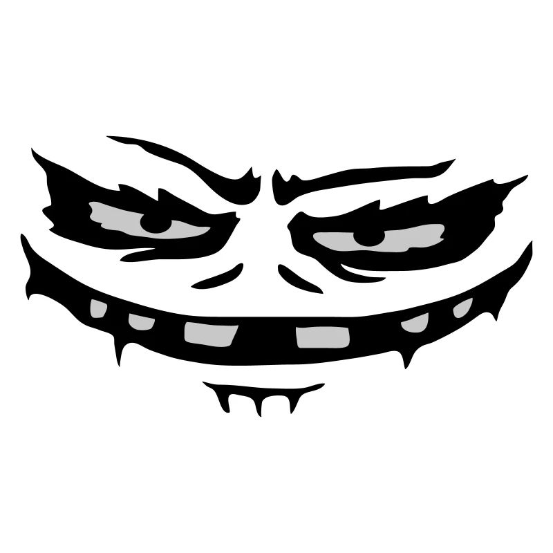 Evil Monster Face Halloween