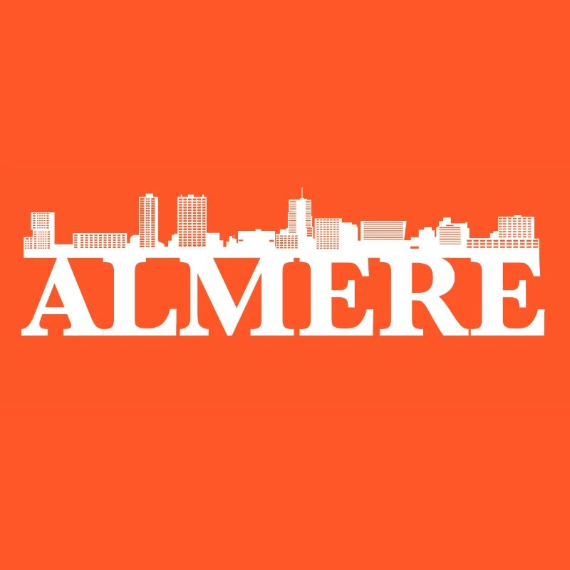 Almere Netherlands Skyline Gift Idea
