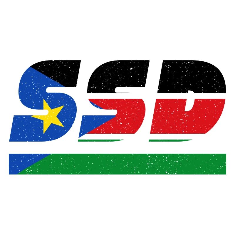 Drapeau du Soudan du Sud Drapeau SSD