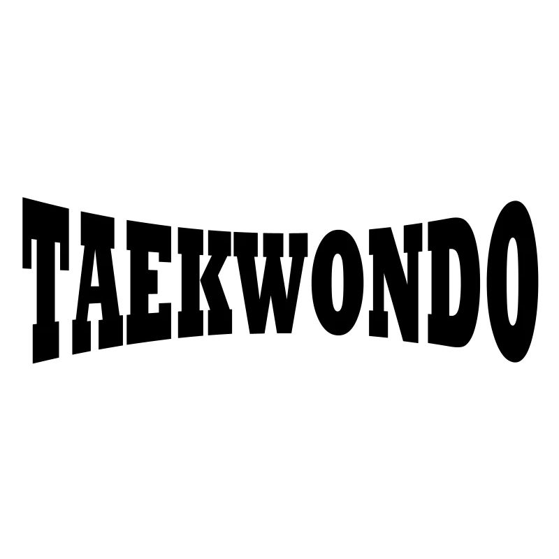 Taekwondo Schriftzug