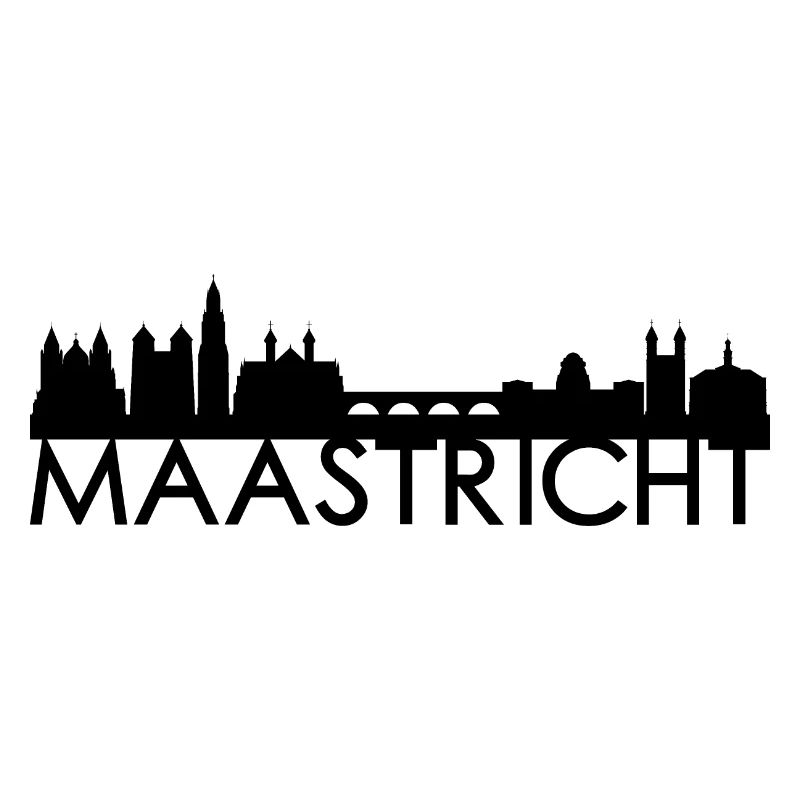 Maastricht Netherlands skyline gift idea