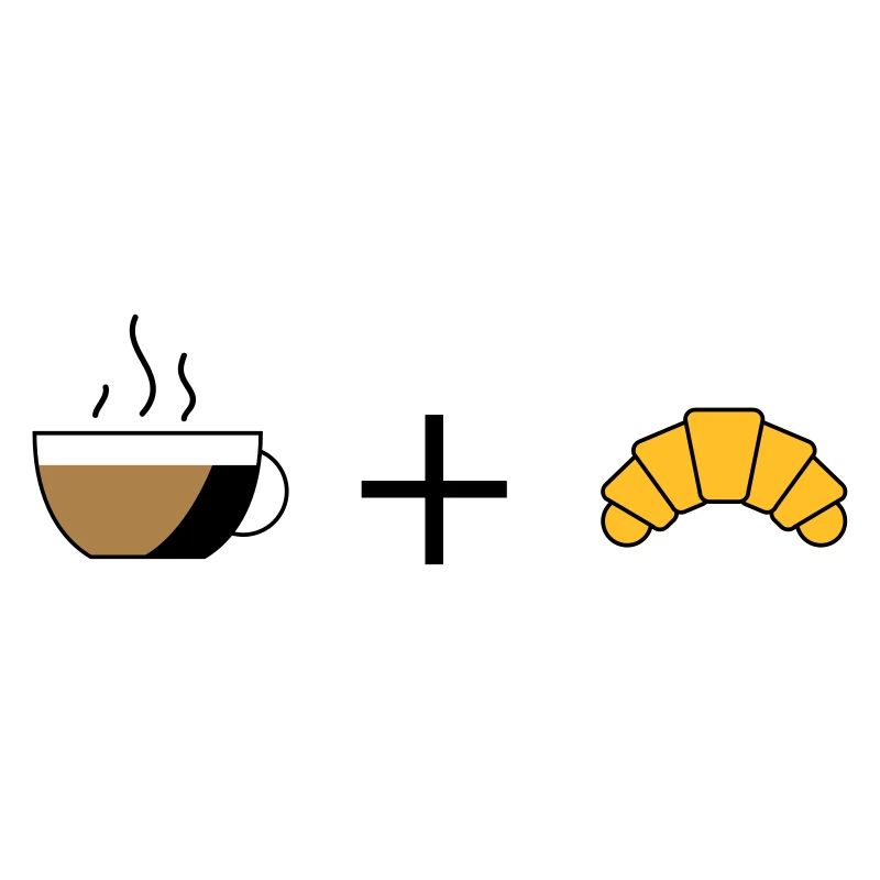 Café et croissant