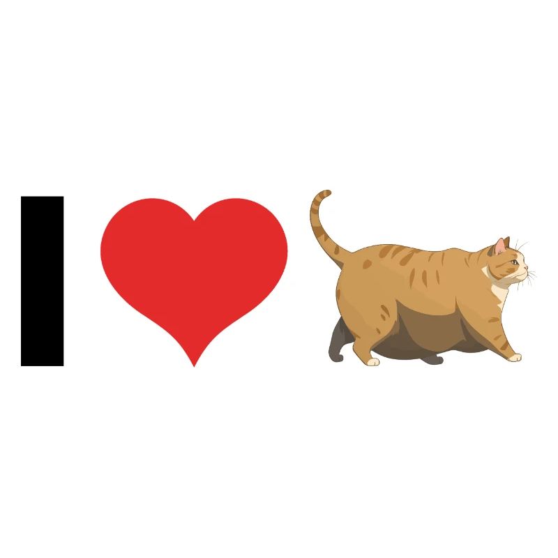 Ich Liebe Chonker - Fat Cat Meme