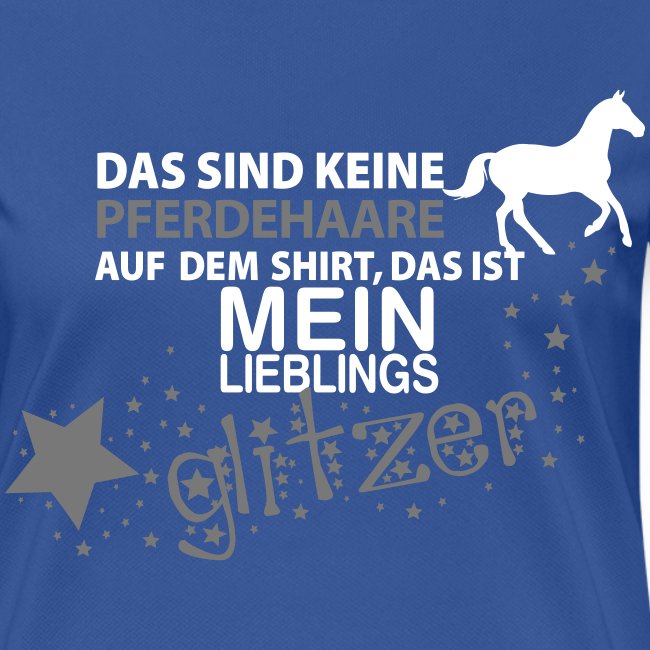 Glitzer Pferd - Frauen T-Shirt atmungsaktiv
