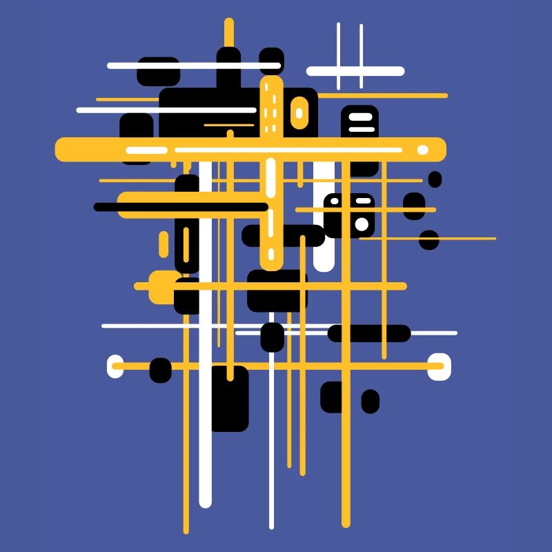 Bauhaus Construction Site - Pattern Abstract