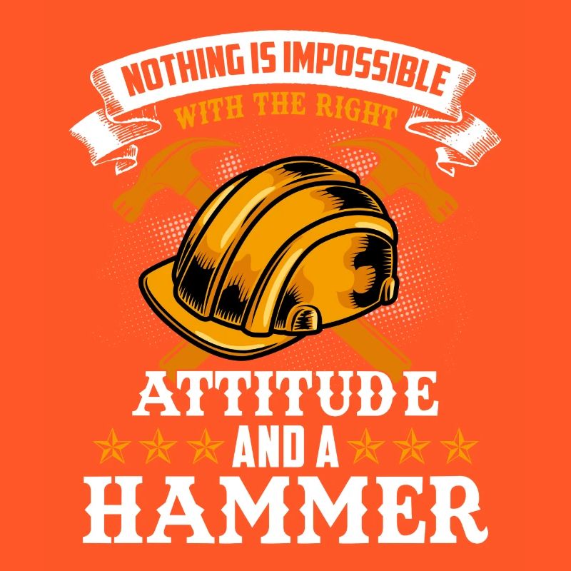 travailleur de la construction marteau