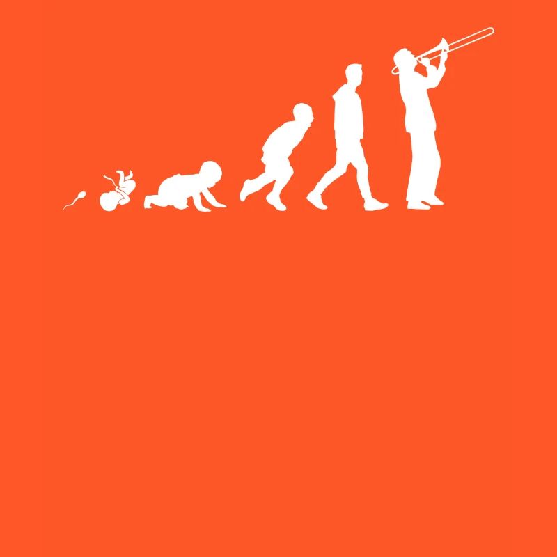 Posaune Fun Shirt Geschenke Grow Evolution