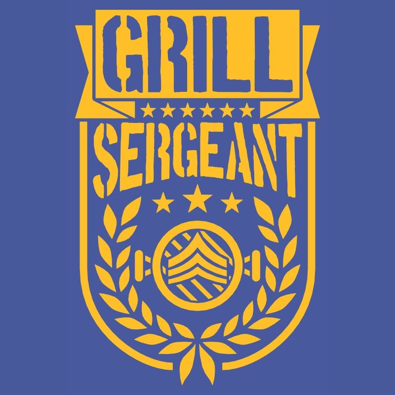 Grill Sergeant Barbecue Party Laurel Wreath