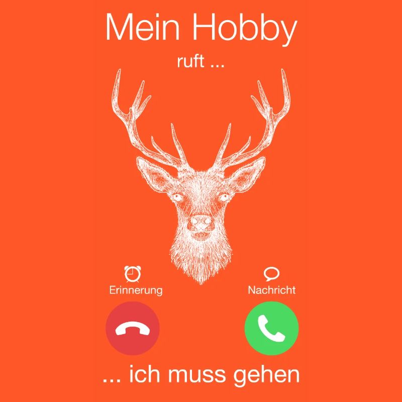 Geschenk Anruf Jagd Hirsch ruft