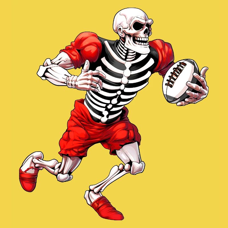Skelette Rugby