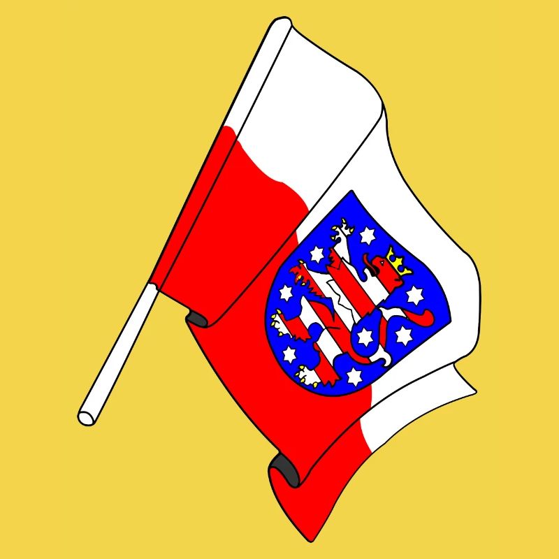 Flag Thuringia