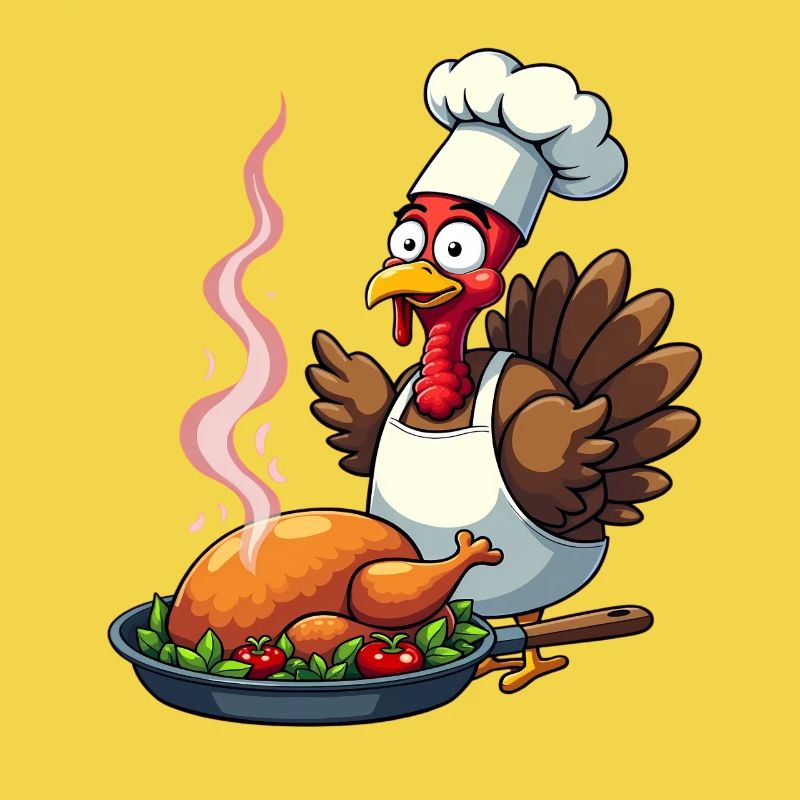 Cuisinier de dinde de Thanksgiving