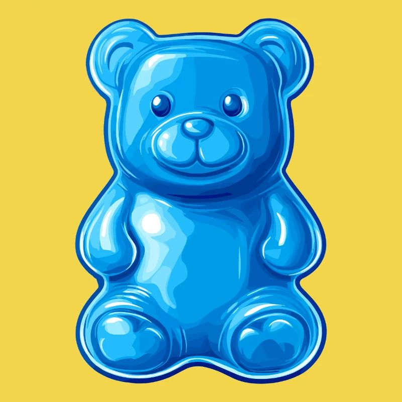 Blauer Teddybär