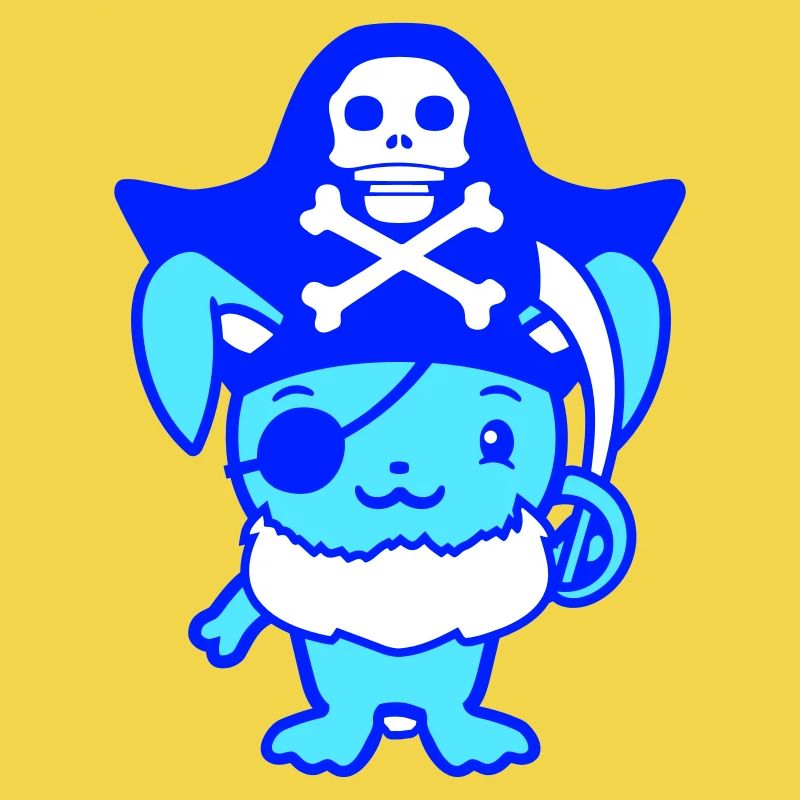 Petit lapin mignon Patch pour l’œil du capitaine