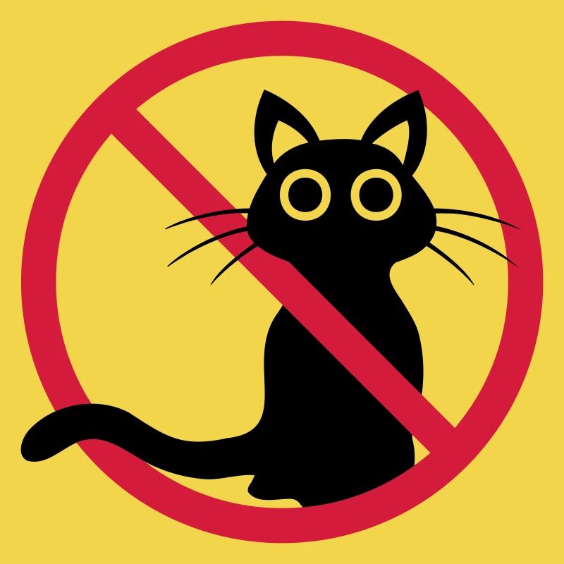 Schwarze Katze verboten