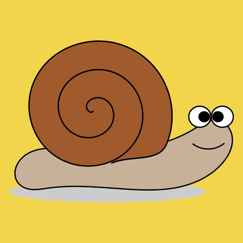 Brown escargot