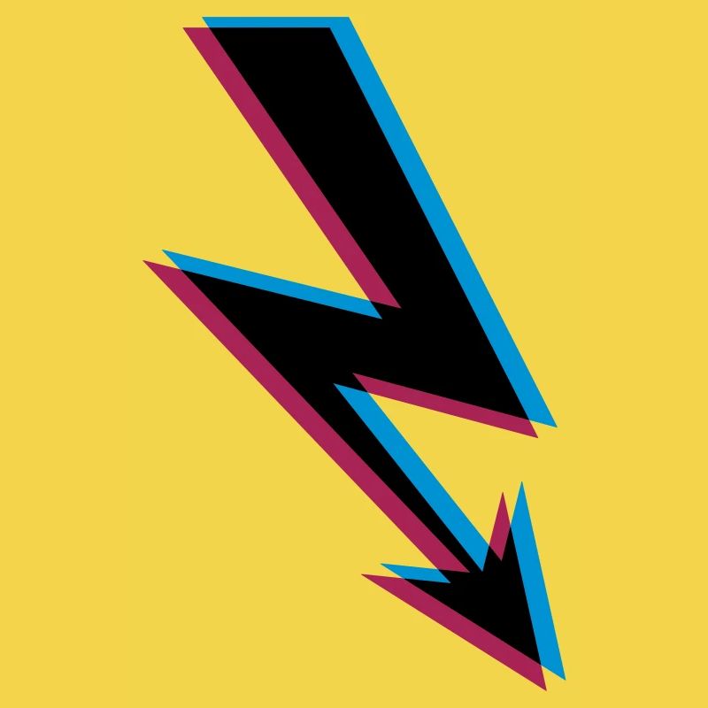 3d electric lightning electricity energy strong current eighty