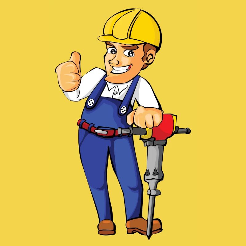 construction worker bauarbeiter strassenbau2