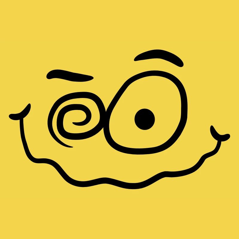 Crazy funny insane smiley face