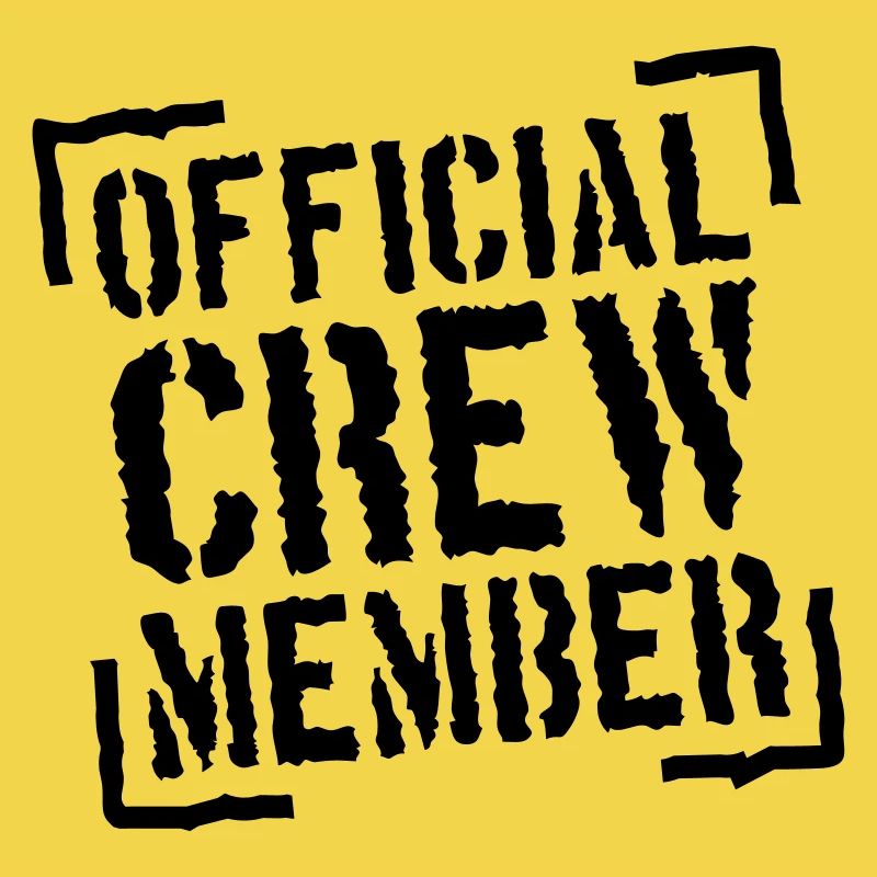 Official Crew Member Stamp Logo