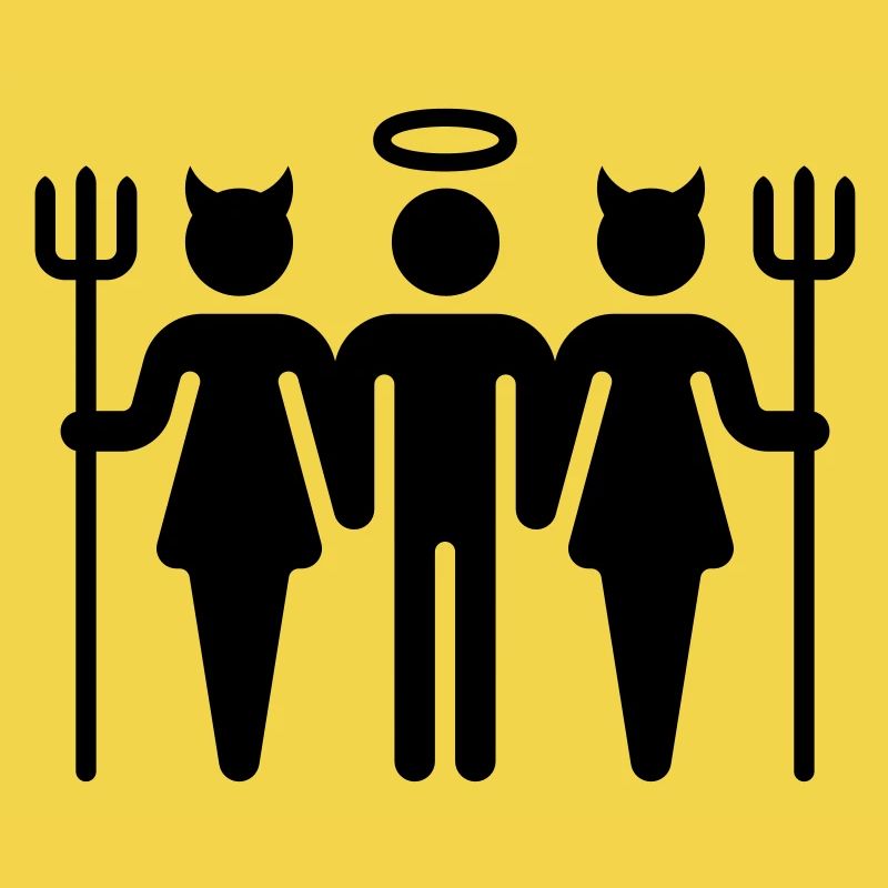 Teufel-Engel-Teufel / Devil-Cherub-Devil (M)