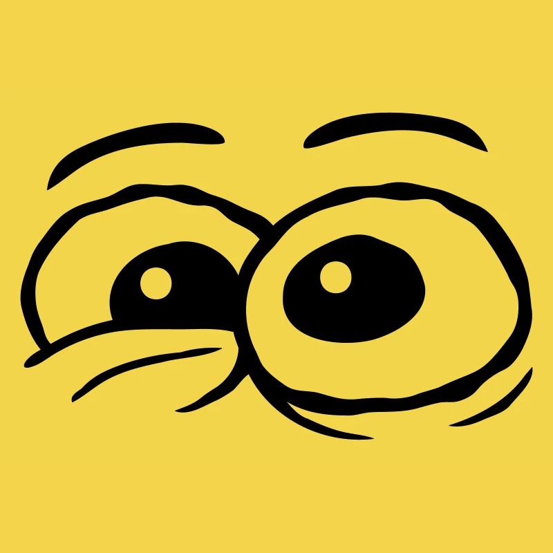 Design Comic Eyes Crazy