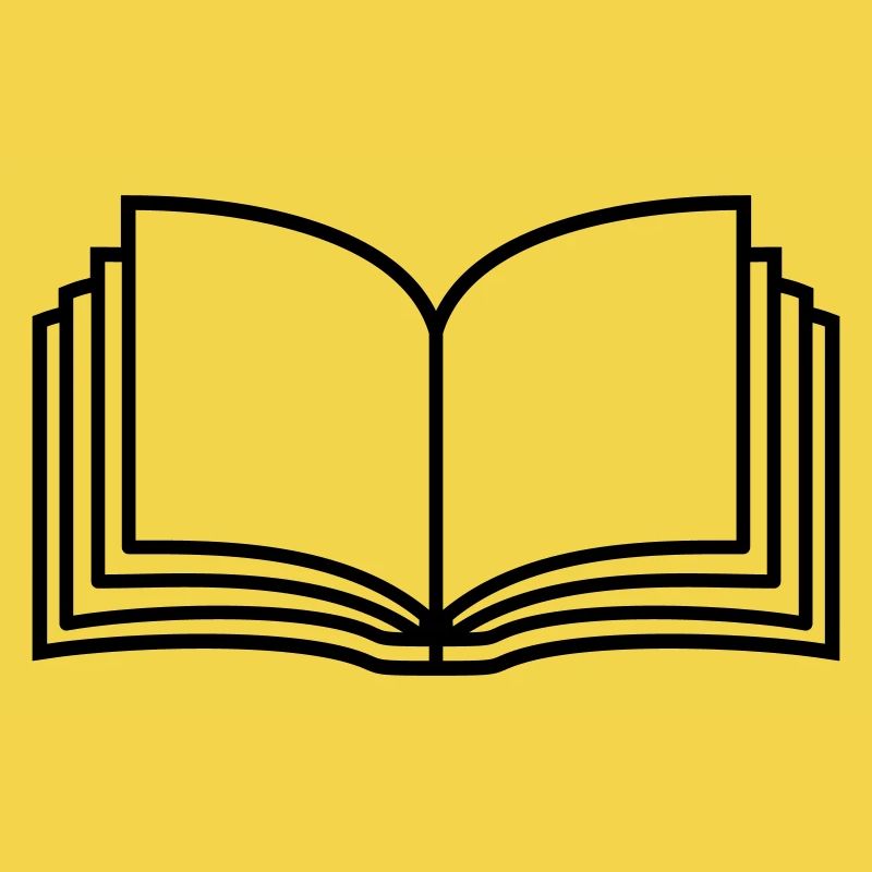 Novel Open Book Pages