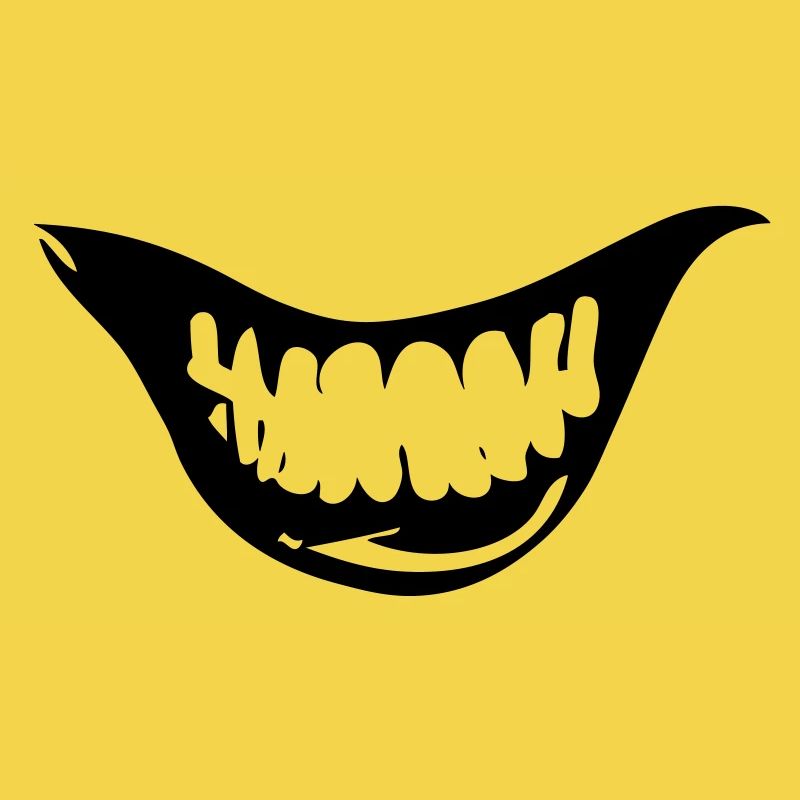 Evil grin