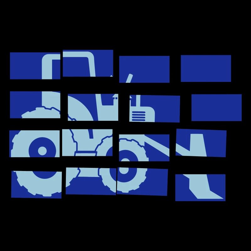 trecker traktor bagger