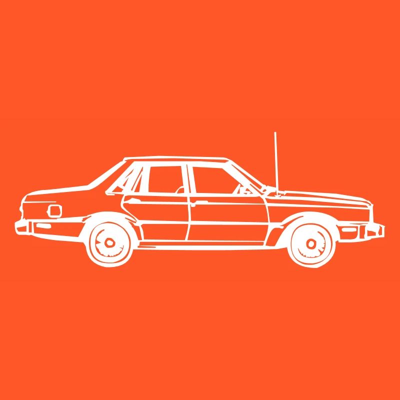 Auto mit einer Antenne