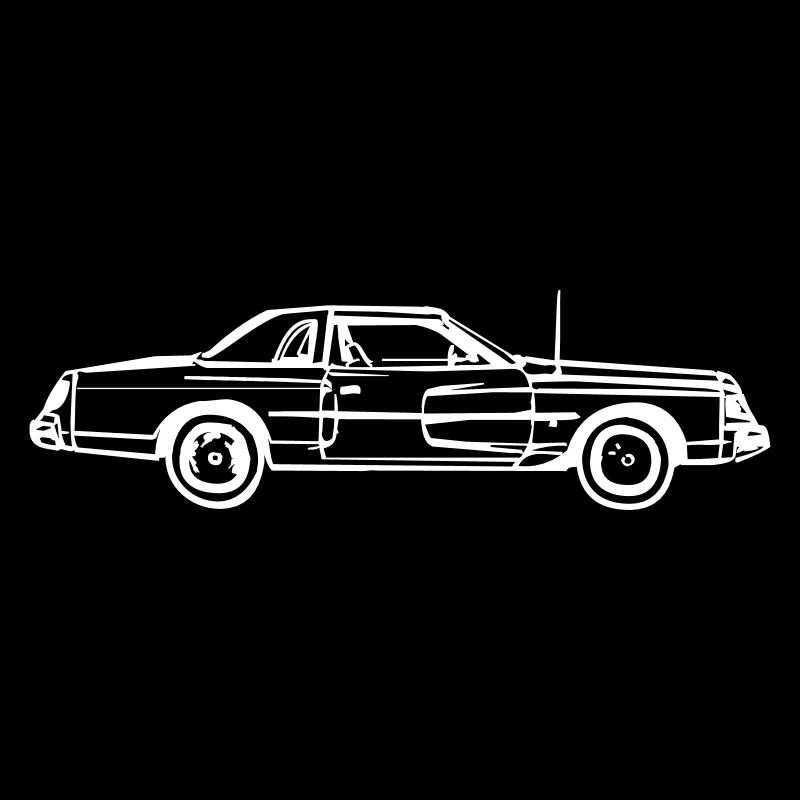 Langes Auto mit Antenne