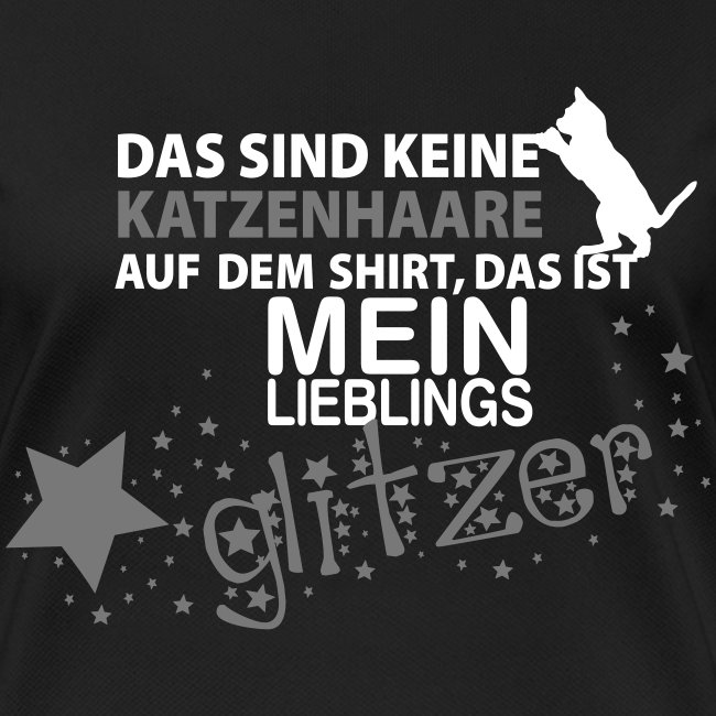 Glitzerkatze - Frauen T-Shirt atmungsaktiv