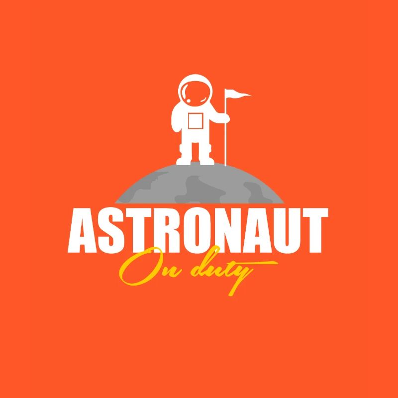 Astronaut im Einsatz Geschenk