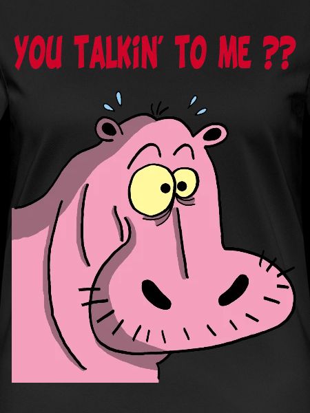 Pink hippopotamus