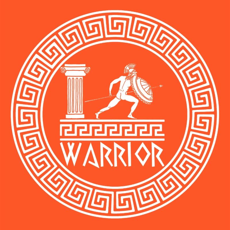 Ancient Greek warrior (white)