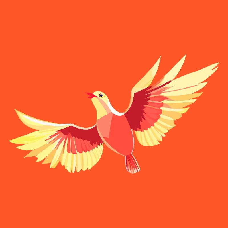 Oiseau planant dans le ciel