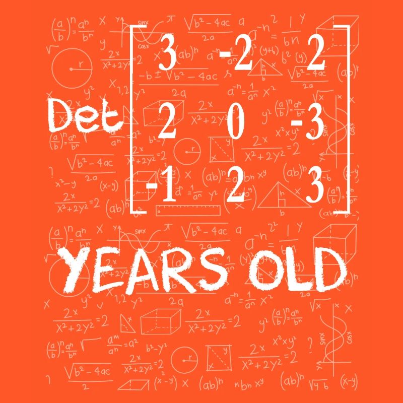 32nd birthday 32 years matrix determinant