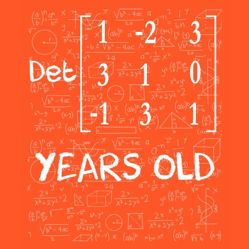37. Geburtstag 37 Jahre Matrixdeterminante