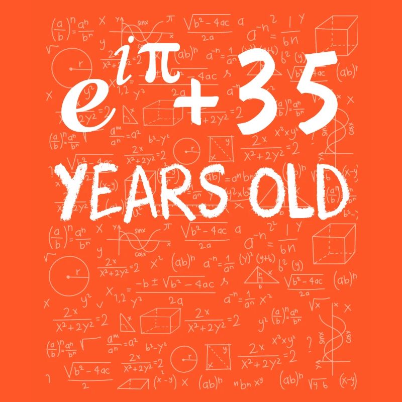 34th birthday 34 years old Euler Identity math